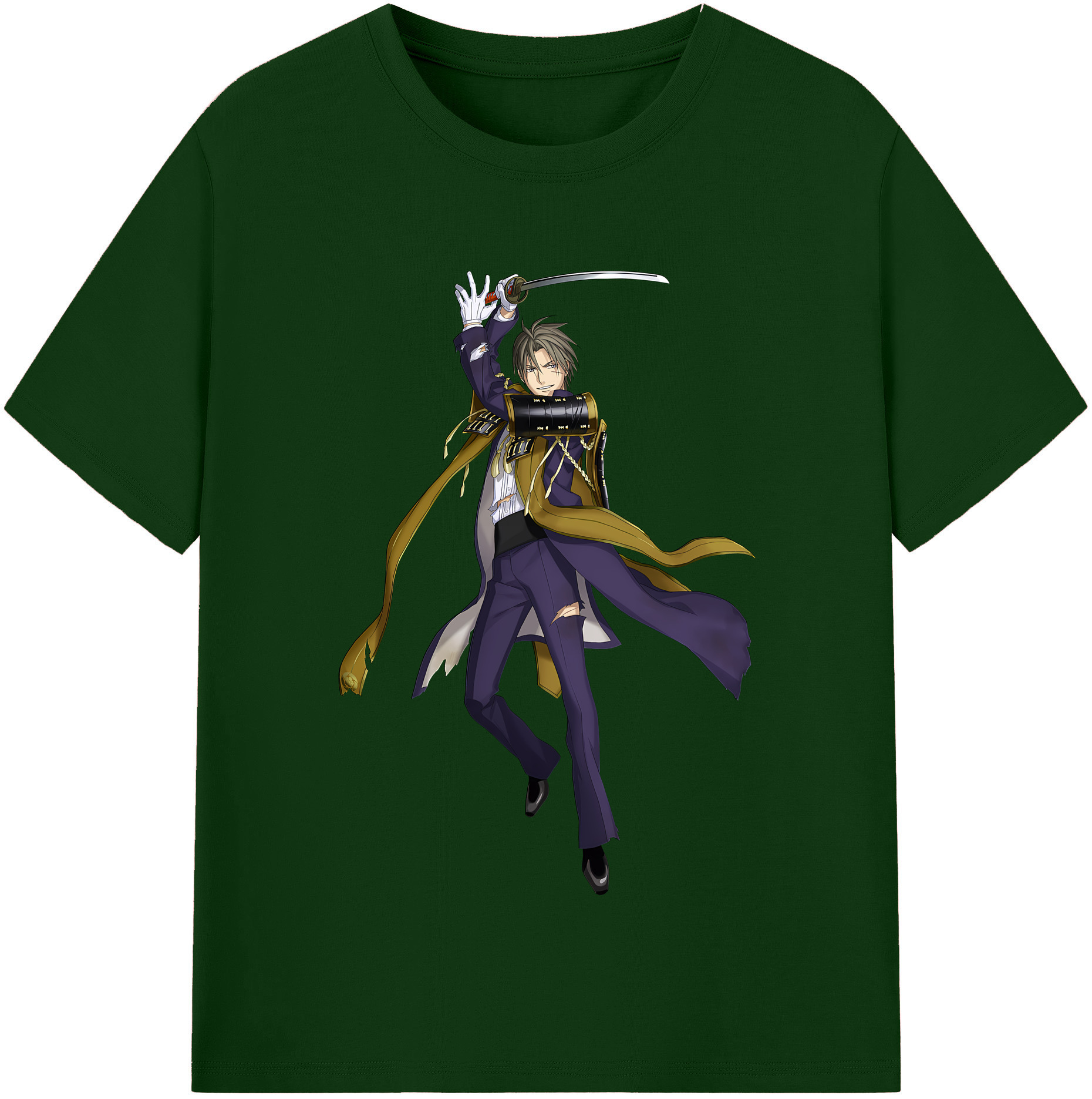 （画像用） 刀剣乱舞 Touken Ranbu 綿100％半袖Tシャツ（フロントプリント）